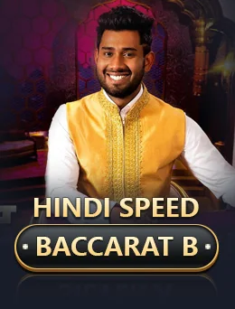Hindi Speed Baccarat, table B by Evolution
