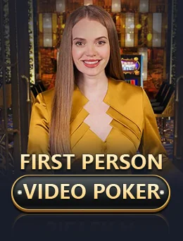 First Person Video Poker by Evolution
