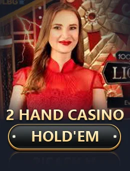 2 Hand games Hold'em by Evolution