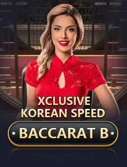 Xclusive Korean Speed Baccarat, table B by Evolution